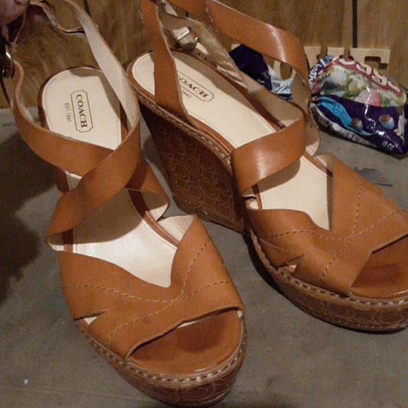 Coach strappy sandals - Picture 1 of 3